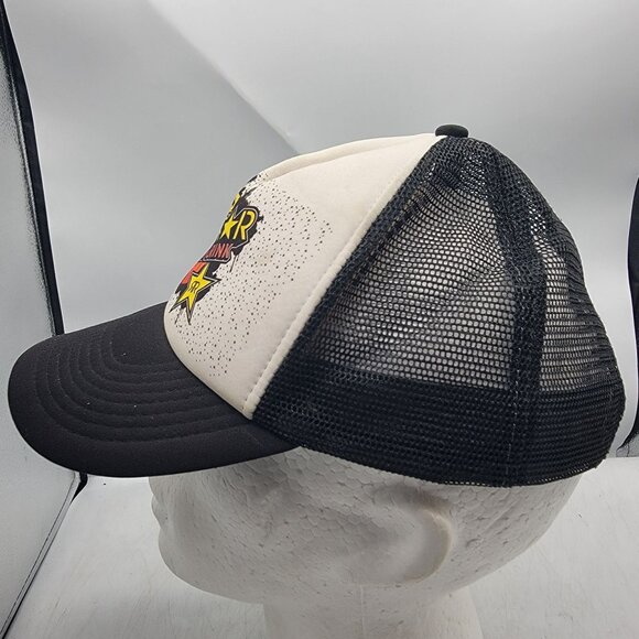 RockStar Energy Drink Trucker Hat Cap Mesh Casual Spell Out Logo Comfort - Picture 2 of 8
